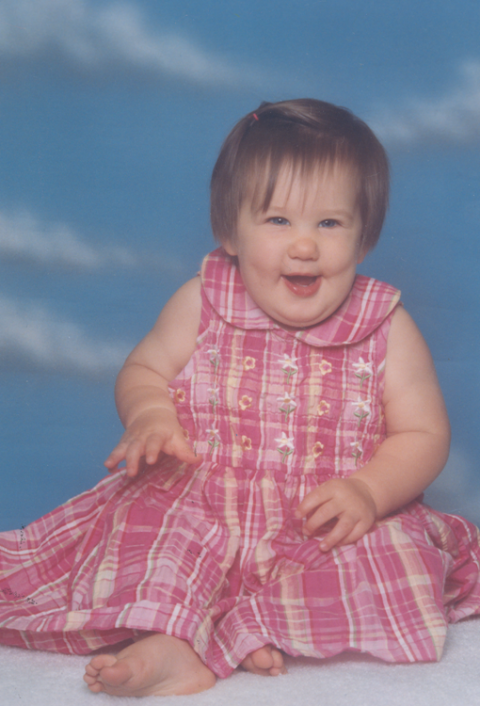 Olivia when she was one