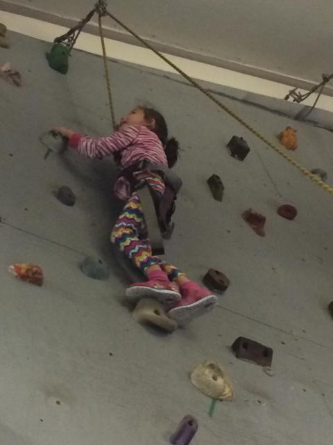 Zhala rock climbing