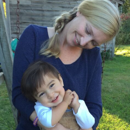 Bodhi and his mom